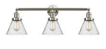 Innovations Lighting 205-SN-G44 - Cone - 3 Light - 32 inch - Brushed Satin Nickel - Bath Vanity Light