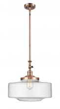 Innovations Lighting 206-AC-G694-16 - Bridgeton - 1 Light - 16 inch - Antique Copper - Stem Hung - Adjustable Mini Pendant
