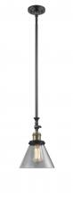 Innovations Lighting 206-BAB-G42 - Cone - 1 Light - 8 inch - Black Antique Brass - Stem Hung - Mini Pendant