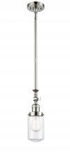 Innovations Lighting 206-PN-G312 - Dover - 1 Light - 5 inch - Polished Nickel - Stem Hung - Mini Pendant