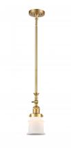 Innovations Lighting 206-SG-G181S - Canton - 1 Light - 5 inch - Satin Gold - Stem Hung - Mini Pendant