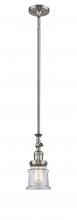 Innovations Lighting 206-SN-G182S - Canton - 1 Light - 5 inch - Brushed Satin Nickel - Stem Hung - Adjustable Mini Pendant
