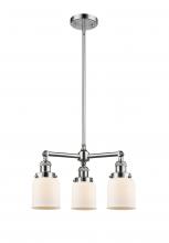 Innovations Lighting 207-PC-G51-LED - Bell - 3 Light - 19 inch - Polished Chrome - Stem Hung - Chandelier