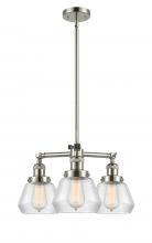 Innovations Lighting 207-PN-G172-LED - Fulton - 3 Light - 22 inch - Polished Nickel - Stem Hung - Chandelier