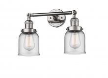 Innovations Lighting 208-PN-G52 - Bell - 2 Light - 16 inch - Polished Nickel - Bath Vanity Light