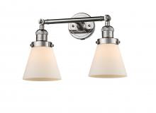 Innovations Lighting 208-PN-G61 - Cone - 2 Light - 16 inch - Polished Nickel - Bath Vanity Light