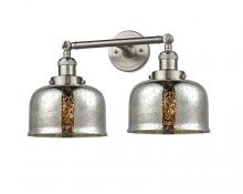 Innovations Lighting 208-SN-G78 - Bell - 2 Light - 19 inch - Brushed Satin Nickel - Adjustable Bath Vanity Light
