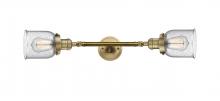 Innovations Lighting 208L-BB-G54 - Bell - 2 Light - 5 inch - Brushed Brass - Bath Vanity Light