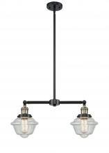 Innovations Lighting 209-BAB-G534 - Oxford - 2 Light - 24 inch - Black Antique Brass - Stem Hung - Island Light