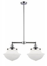 Innovations Lighting 209-PC-G541 - Oxford - 2 Light - 25 inch - Polished Chrome - Stem Hung - Adjustable Island Light