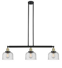 Innovations Lighting 213-BAB-G74 - Bell - 3 Light - 41 inch - Black Antique Brass - Stem Hung - Island Light