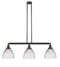 Innovations Lighting 213-OB-G222 - Seneca Falls - 3 Light - 39 inch - Oil Rubbed Bronze - Stem Hung - Island Light