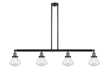 Innovations Lighting 214-BAB-G324-LED - Olean - 4 Light - 51 inch - Black Antique Brass - Stem Hung - Island Light