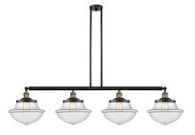 Innovations Lighting 214-BAB-G542-LED - Oxford - 4 Light - 54 inch - Black Antique Brass - Stem Hung - Island Light