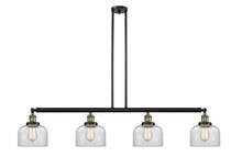 Innovations Lighting 214-BAB-G72-LED - Bell - 4 Light - 53 inch - Black Antique Brass - Stem Hung - Island Light