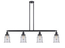 Innovations Lighting 214-BK-G184-LED - Canton - 4 Light - 51 inch - Matte Black - Stem Hung - Island Light