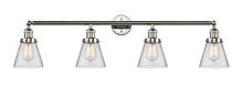 Innovations Lighting 215-PN-G62 - Cone - 4 Light - 42 inch - Polished Nickel - Bath Vanity Light