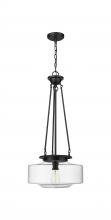 Innovations Lighting 221-1P-BK-G692-16 - Bridgeton - 1 Light - 16 inch - Matte Black - Chain Hung - Pendant