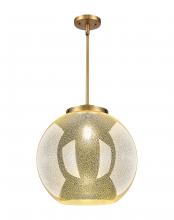 Innovations Lighting 221-1S-BB-G128-16 - Athens - 1 Light - 16 inch - Brushed Brass - Stem Hung - Pendant