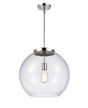 Innovations Lighting 221-1S-PC-G122-16 - Athens - 1 Light - 16 inch - Polished Chrome - Cord hung - Pendant