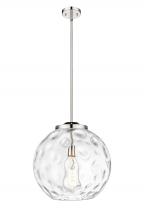 Innovations Lighting 221-1S-PN-G1215-16 - Athens Water Glass - 1 Light - 16 inch - Polished Nickel - Cord hung - Pendant