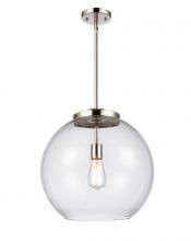 Innovations Lighting 221-1S-PN-G122-16 - Athens - 1 Light - 16 inch - Polished Nickel - Cord hung - Pendant