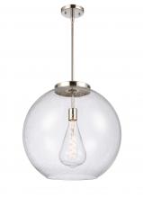 Innovations Lighting 221-1S-PN-G124-18 - Athens - 1 Light - 18 inch - Polished Nickel - Cord hung - Pendant