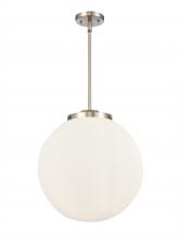 Innovations Lighting 221-3S-SN-G201-16 - Beacon - 3 Light - 16 inch - Brushed Satin Nickel - Cord hung - Pendant