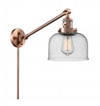 Innovations Lighting 237-AC-G74 - Bell - 1 Light - 8 inch - Antique Copper - Swing Arm