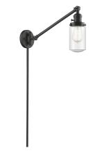 Innovations Lighting 237-OB-G314 - Dover - 1 Light - 5 inch - Oil Rubbed Bronze - Swing Arm