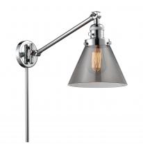 Innovations Lighting 237-PC-G43 - Cone - 1 Light - 8 inch - Polished Chrome -Adjustable Swing Arm