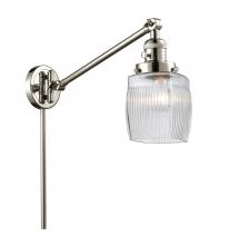 Innovations Lighting 237-PN-G302 - Colton - 1 Light - 8 inch - Polished Nickel - Swing Arm