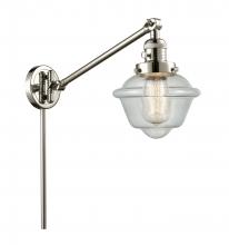 Innovations Lighting 237-PN-G534 - Oxford - 1 Light - 8 inch - Polished Nickel - Swing Arm