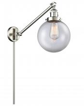 Innovations Lighting 237-SN-G202-8 - Beacon - 1 Light - 8 inch - Brushed Satin Nickel - Swing Arm