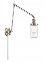 Innovations Lighting 238-PN-G314 - Dover - 1 Light - 5 inch - Polished Nickel - Swing Arm