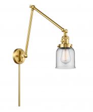 Innovations Lighting 238-SG-G52 - Bell - 1 Light - 8 inch - Satin Gold - Swing Arm