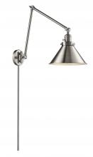 Innovations Lighting 238-SN-M10 - Briarcliff - 1 Light - 10 inch - Brushed Satin Nickel - Swing Arm