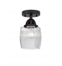 Innovations Lighting 288-1C-BK-G302 - Colton - 1 Light - 6 inch - Matte Black - Semi-Flush Mount