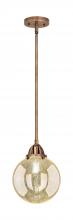 Innovations Lighting 288-1S-AC-G208-8 - Beacon - 1 Light - 8 inch - Antique Copper - Stem hung - Mini Pendant