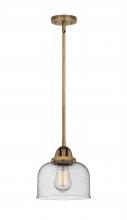 Innovations Lighting 288-1S-BB-G74 - Bell - 1 Light - 8 inch - Brushed Brass - Cord hung - Mini Pendant