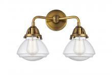 Innovations Lighting 288-2W-BB-G324 - Olean - 2 Light - 15 inch - Brushed Brass - Bath Vanity Light