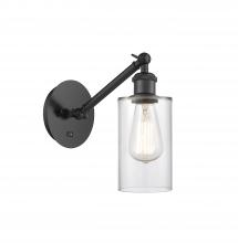 Innovations Lighting 317-1W-BK-G802 - Clymer - 1 Light - 4 inch - Matte Black - Sconce