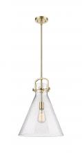 Innovations Lighting 410-1SL-CB-G411-14SDY - Newton Cone - 1 Light - 14 inch - Champagne Bronze - Pendant