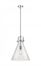 Innovations Lighting 410-1SL-PN-G411-14SDY - Newton Cone - 1 Light - 14 inch - Polished Nickel - Pendant