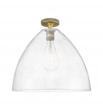 Innovations Lighting 434-1F-BB-GBD-164 - Crown Point - 1 Light - 16 inch - Brushed Brass - Flush Mount