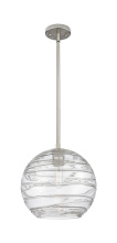 Innovations Lighting 434-1S-SN-G1213-10CL - Crown Point - 1 Light - 10 inch - Satin Nickel - Pendant