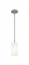 Innovations Lighting 434-1S-SN-G434-7WH - Crown Point - 1 Light - 5 inch - Satin Nickel - Pendant