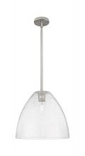 Innovations Lighting 434-1S-SN-GBD-124 - Crown Point - 1 Light - 12 inch - Satin Nickel - Pendant
