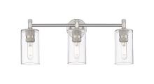 Innovations Lighting 434-3W-SN-G434-7CL - Crown Point - 3 Light - 24 inch - Satin Nickel - Bath Vanity Light