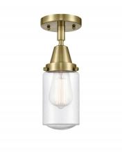 Innovations Lighting 447-1C-AB-G314 - Dover - 1 Light - 5 inch - Antique Brass - Semi-Flush Mount